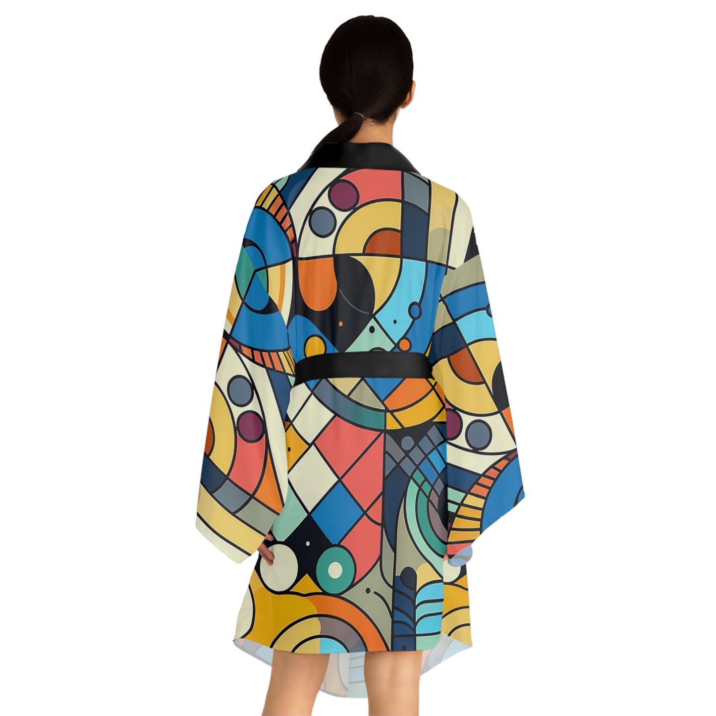 Sophisticated Cosmopolitan Series (H) Long Sleeve Kimono Robe 🌸
