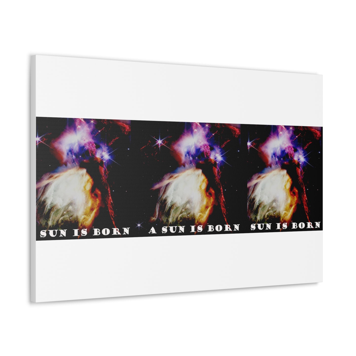 Witness Stellar Birth: Cosmos Series 10 Sun Canvas Print