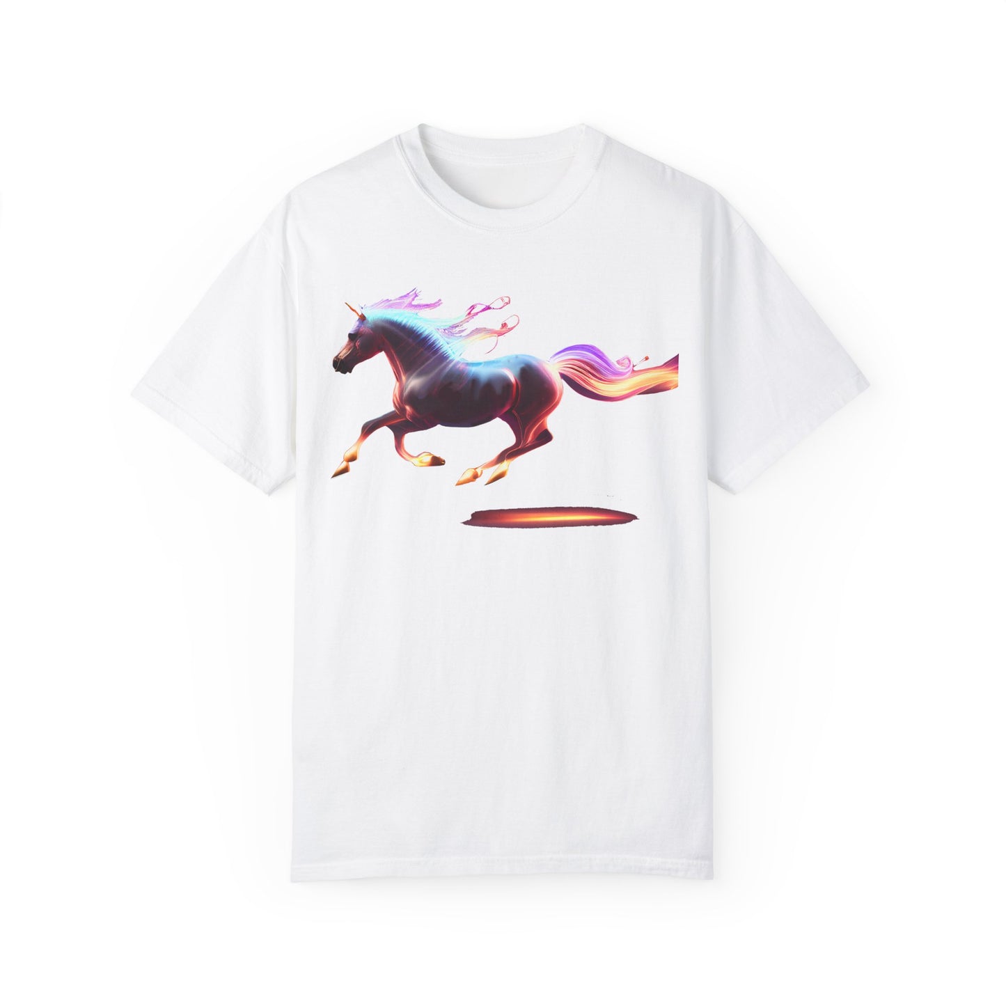 Embrace Unique Style: "The Magic Pony" Garment-Dyed T-Shirt