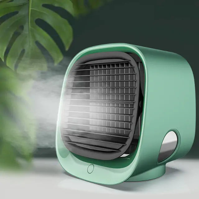 Mini Desktop Air Conditioner - Portable, Adjustable, and Multi-Angle Cooling