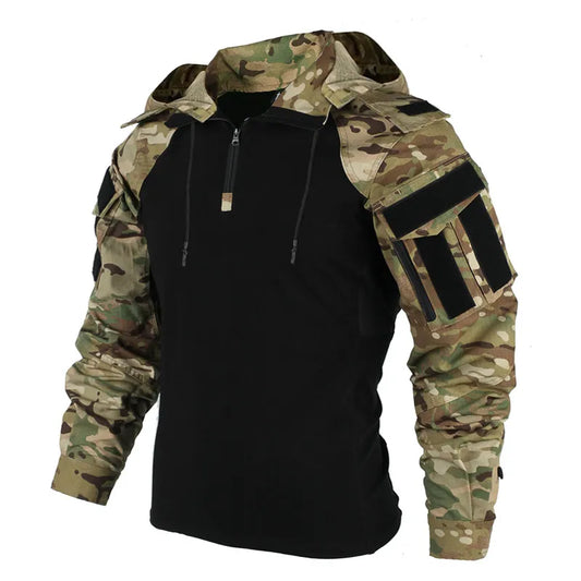 Army CP Camouflage Multicam Combat Tactical Shirt for Military and Outdoor Use