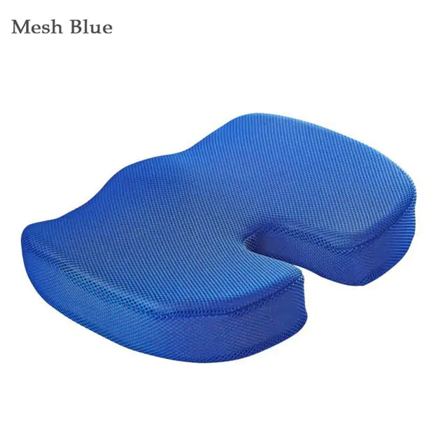 Orthopedic Hemorrhoid Seat Cushion - Memory Foam for Car, Office Chair, and Pain Relief