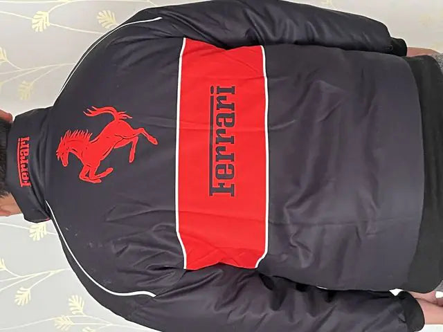 Step into Style with Our Embroidered Casual Zipper Long Sleeve Racing Jacket