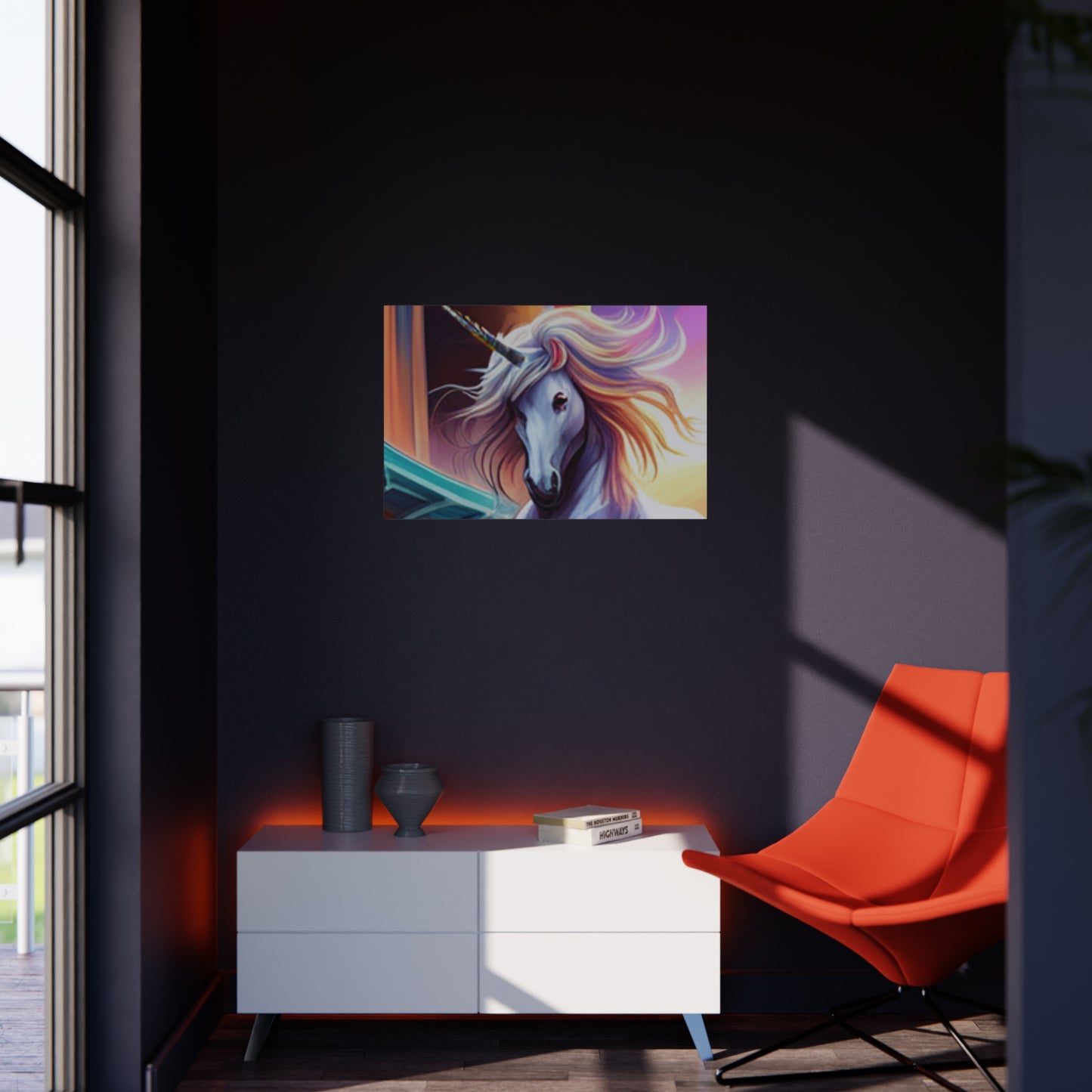 Enchanting Unicorn Art: Customizable Foam Board Prints