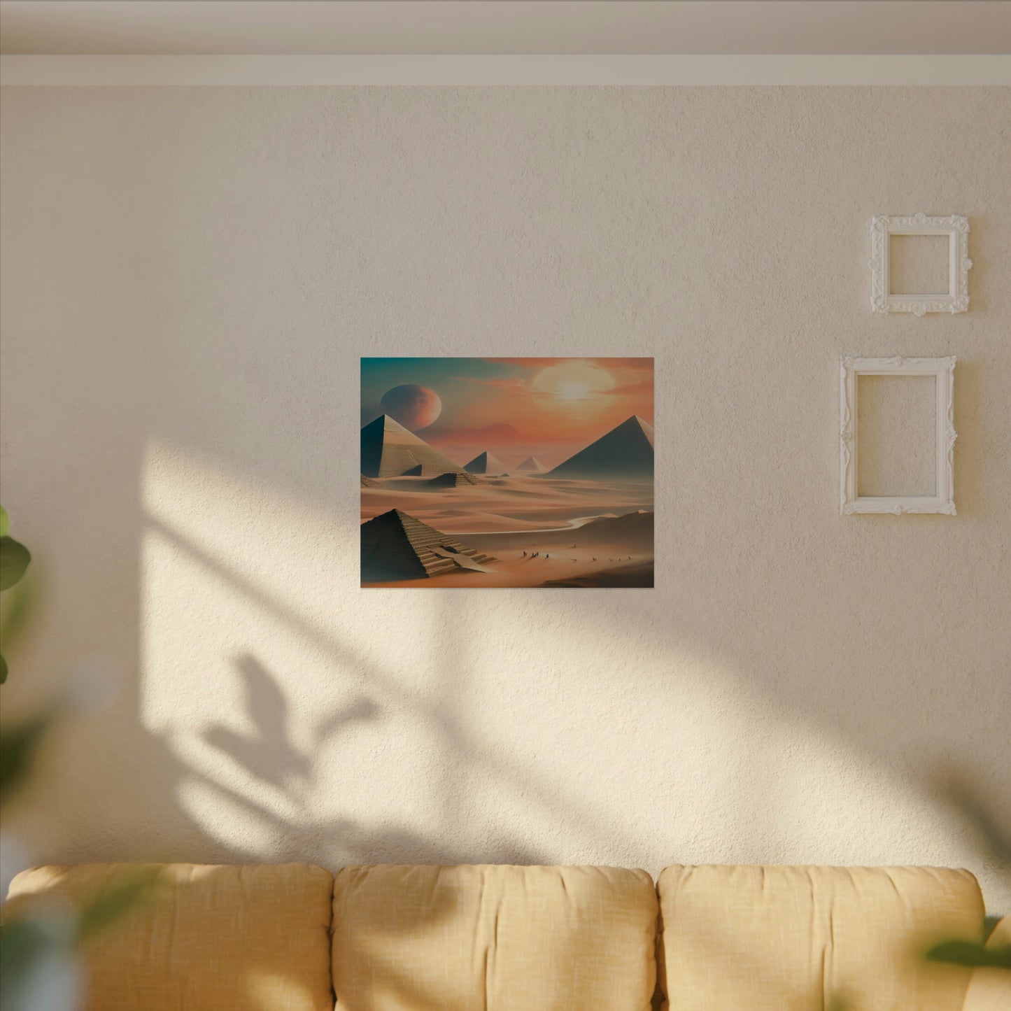 Pyramids of Egypt Watercolor Posters: Timeless Wonders for Your Walls