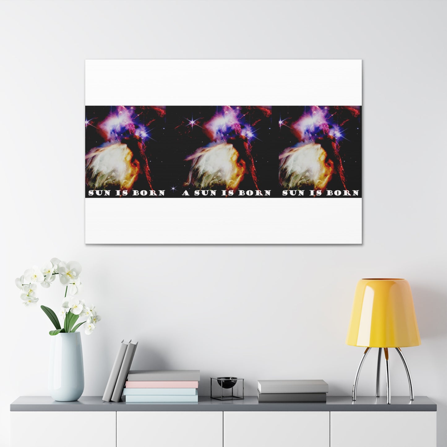 Witness Stellar Birth: Cosmos Series 10 Sun Canvas Print