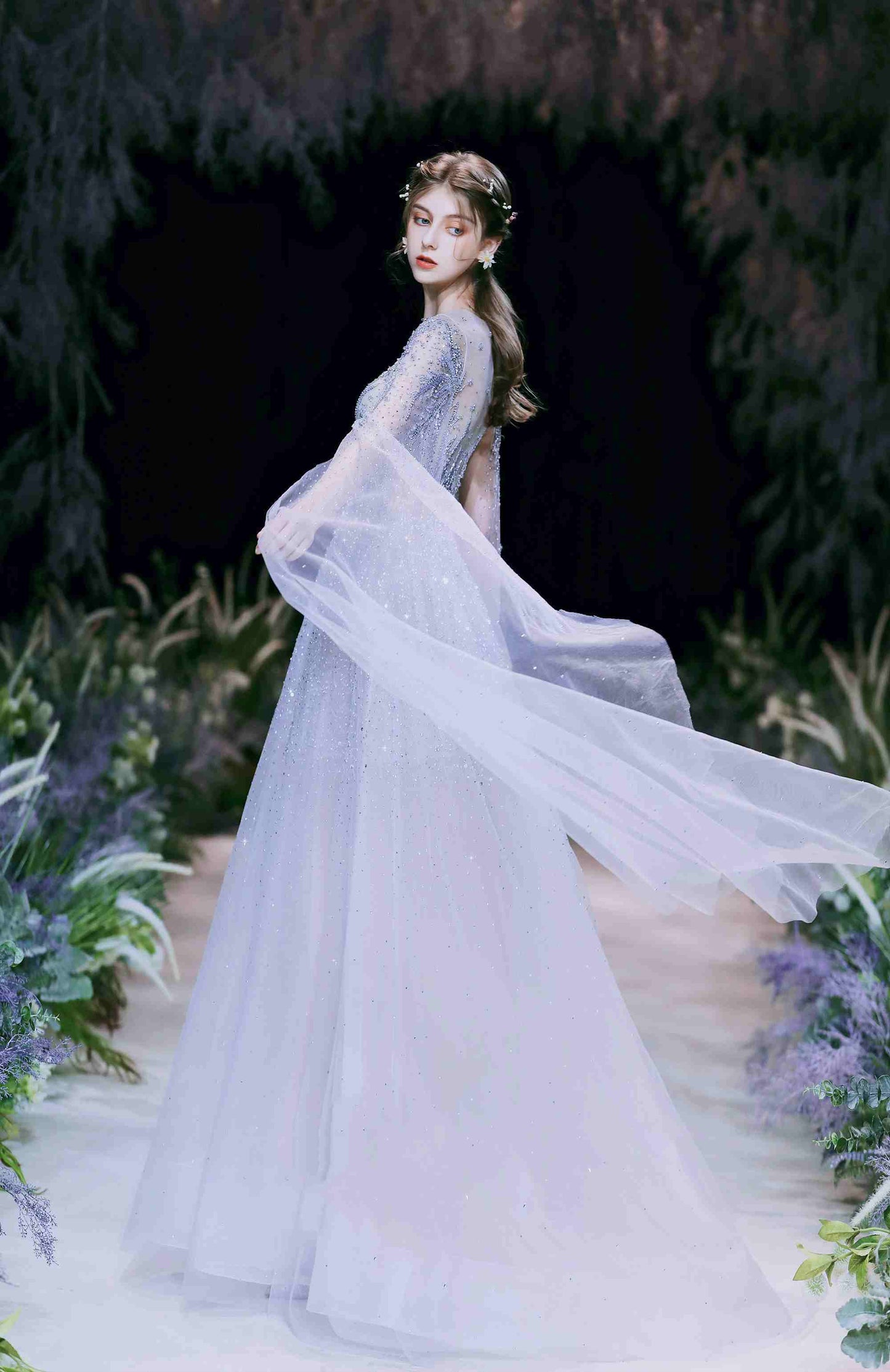 Radiate Elegance:  High-End Light Luxury Evening Dress for Special Occasions