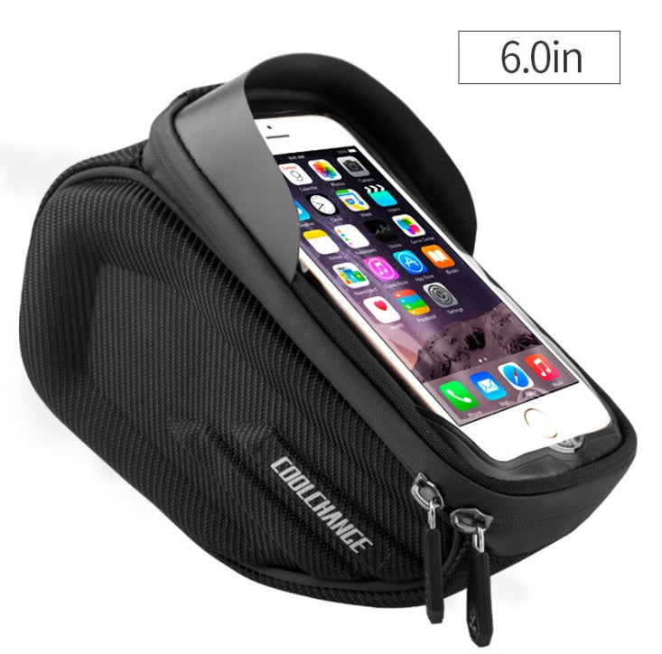 Upgrade Your Ride: CoolChange Bike Bag with Phone Mount & Rainproof Design