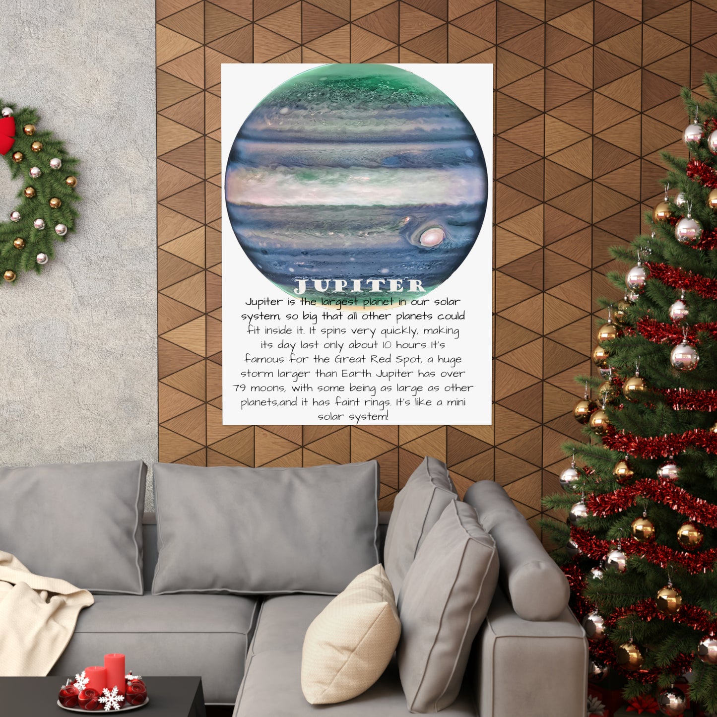 Jupiter's Majesty: Premium Cosmos Series Poster