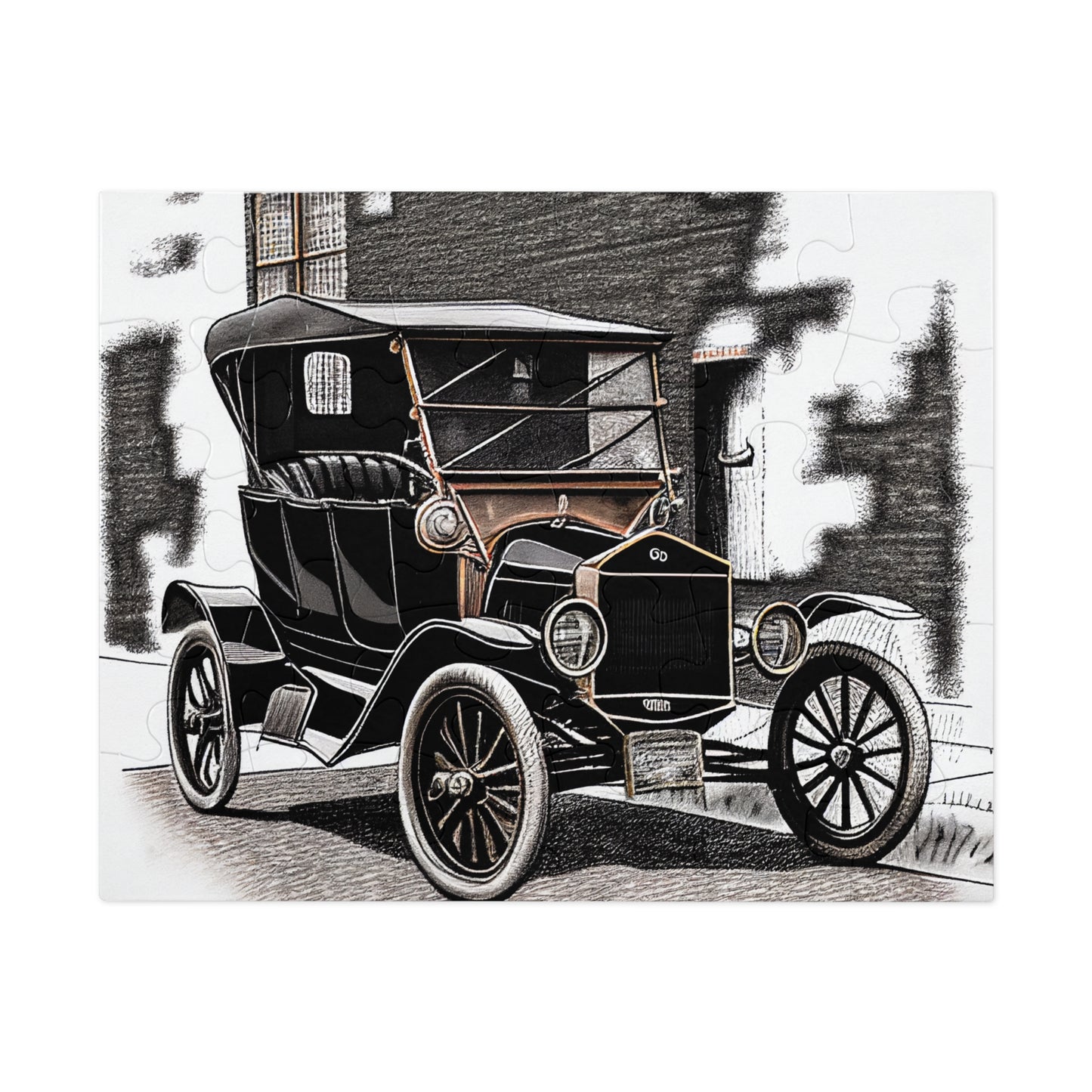 Vintage Ford Car Jigsaw Puzzle Collection (252, 500,1000-Piece)