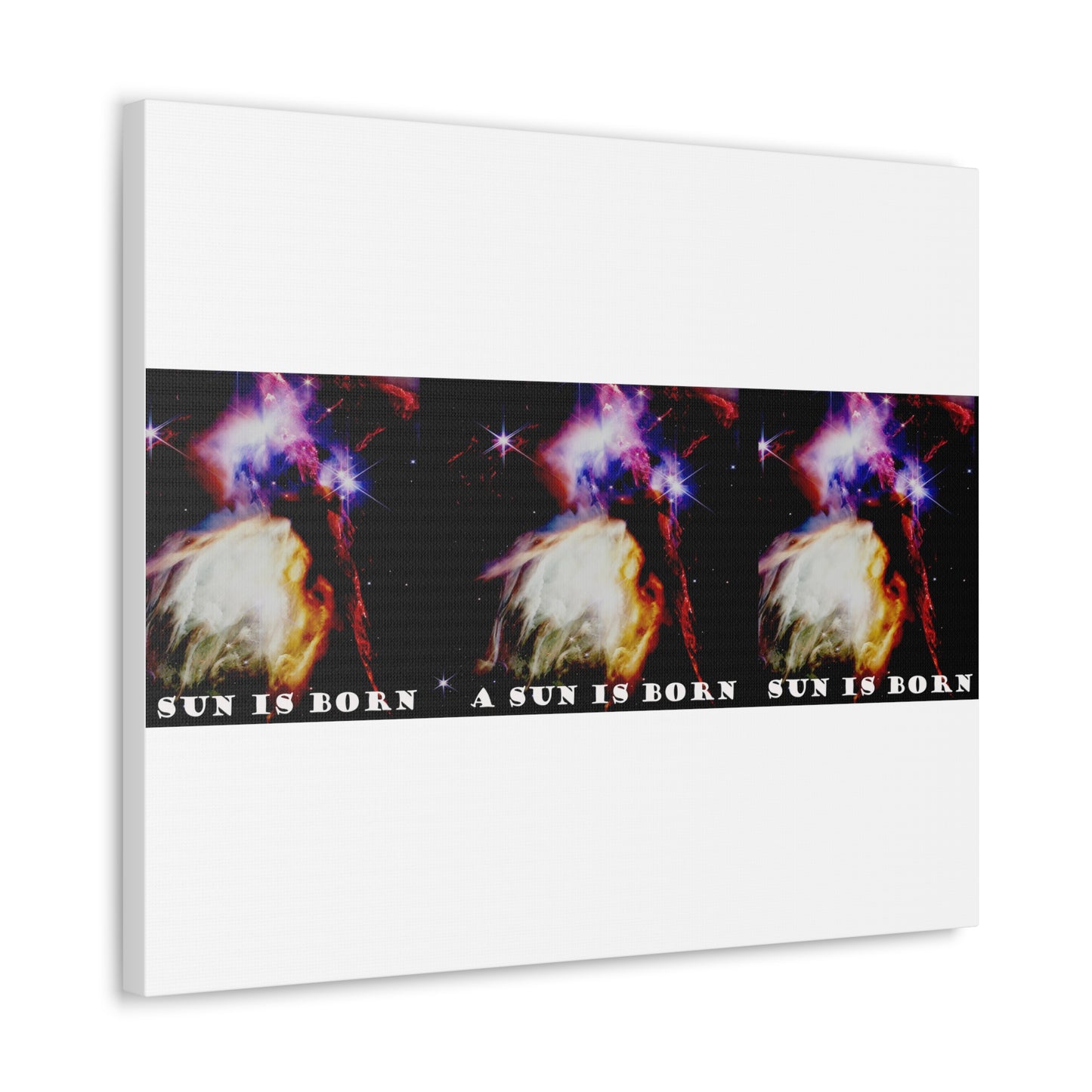 Witness Stellar Birth: Cosmos Series 10 Sun Canvas Print