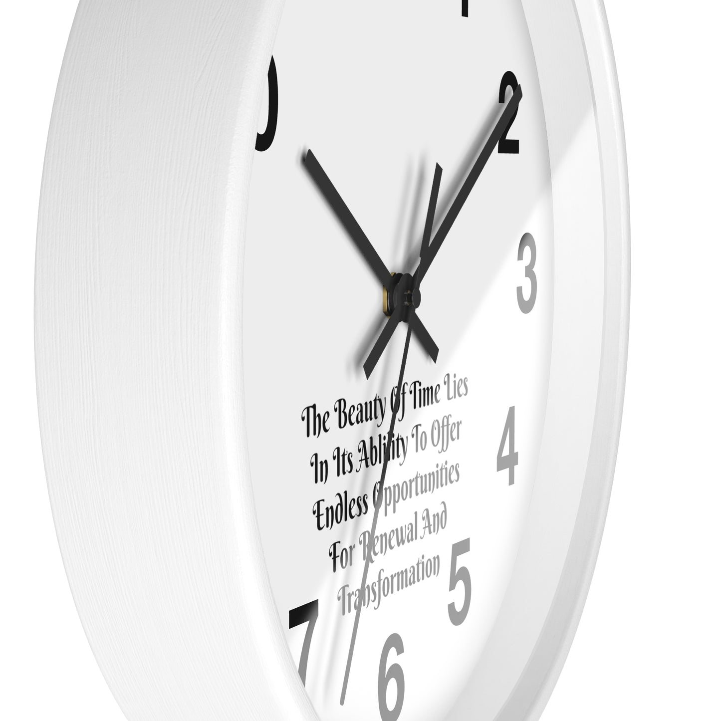 The beauty of time lies in its ability to offer endless opportunities for renewal and transformation! Clock Wall Clock Home Use!!