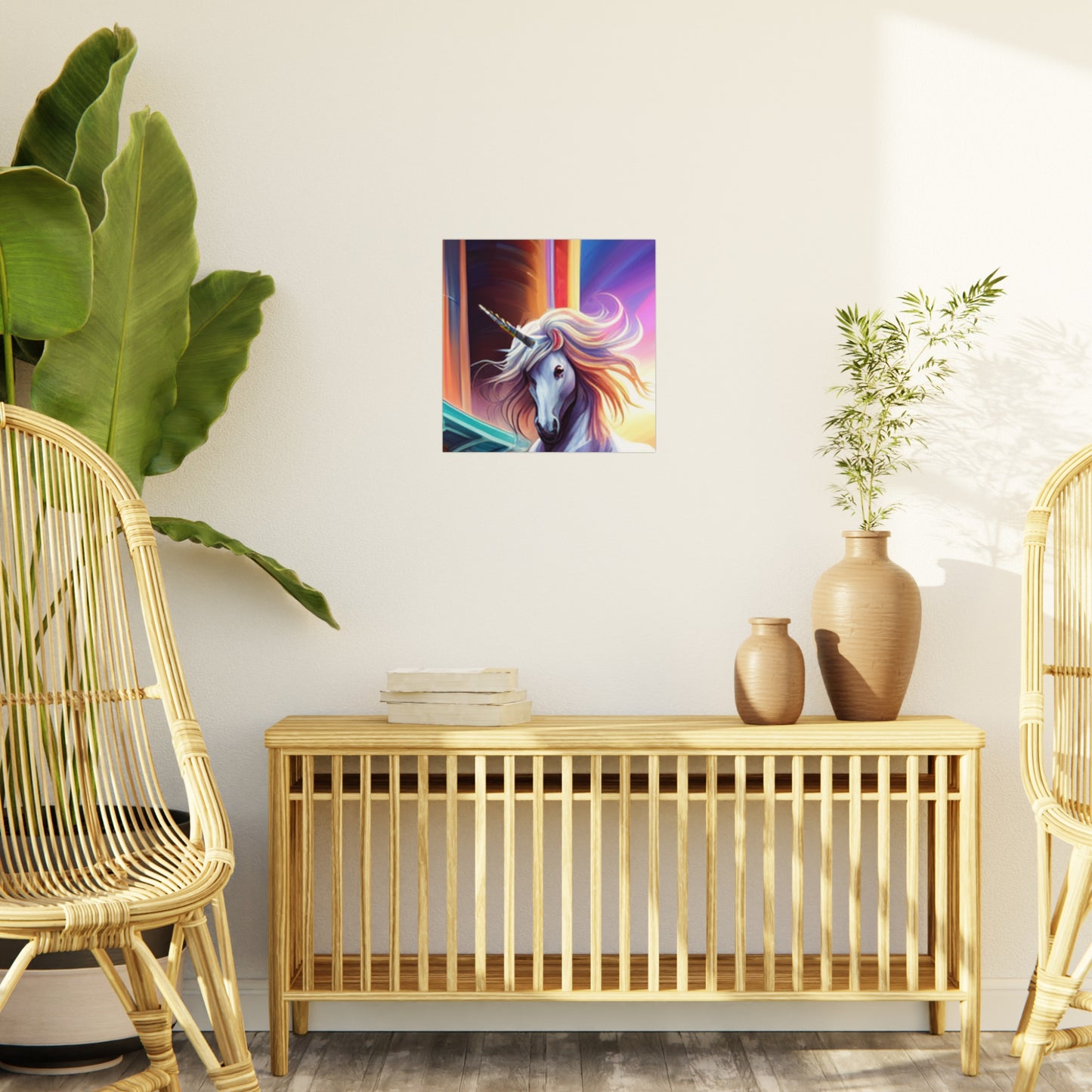 Enchanting Unicorn Art: Customizable Foam Board Prints