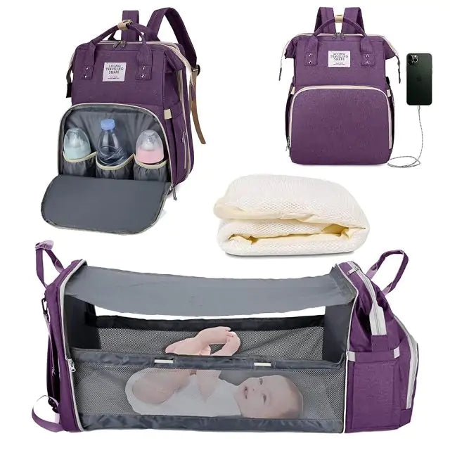 Baby Nappy Changing Bag - Ultimate Portable Changing Station for Travel