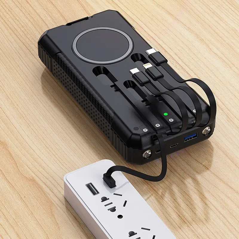 Stay Charged On the Go: Solar Power Bank with Ultimate Capacity