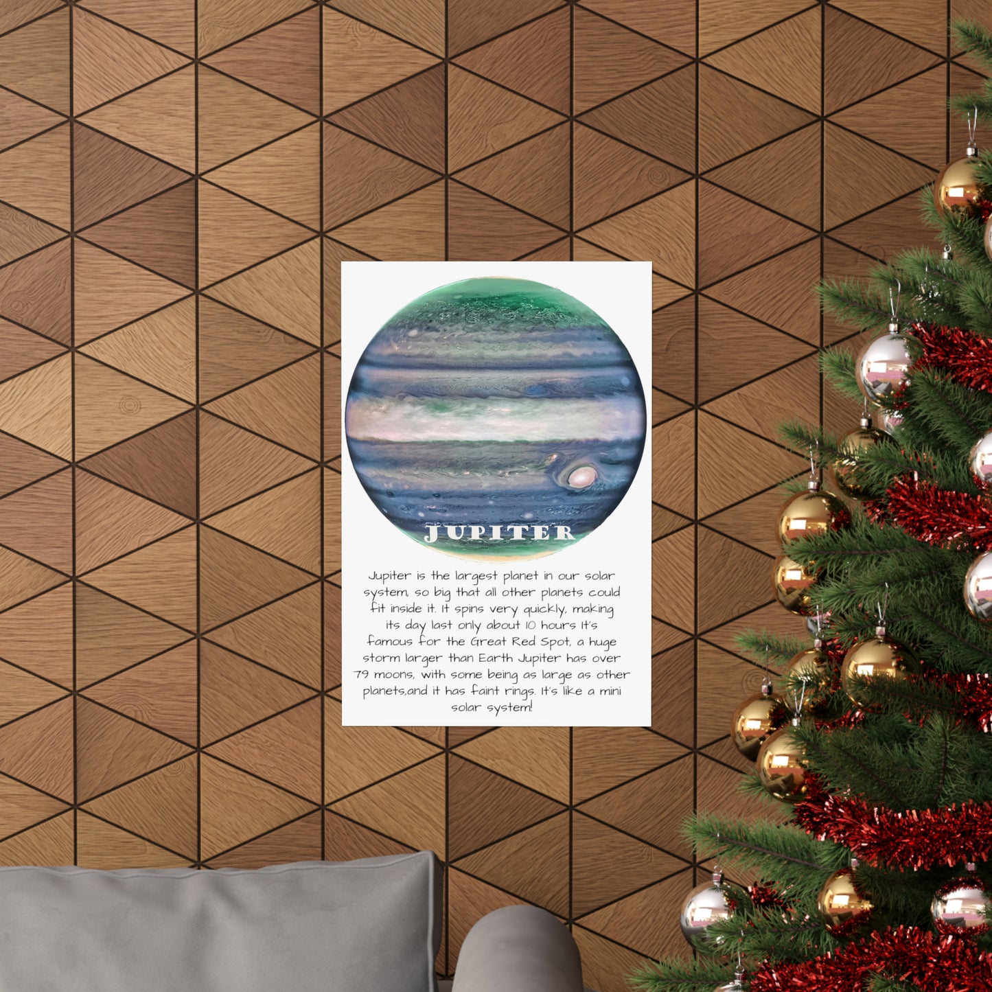 Jupiter's Majesty: Premium Cosmos Series Poster