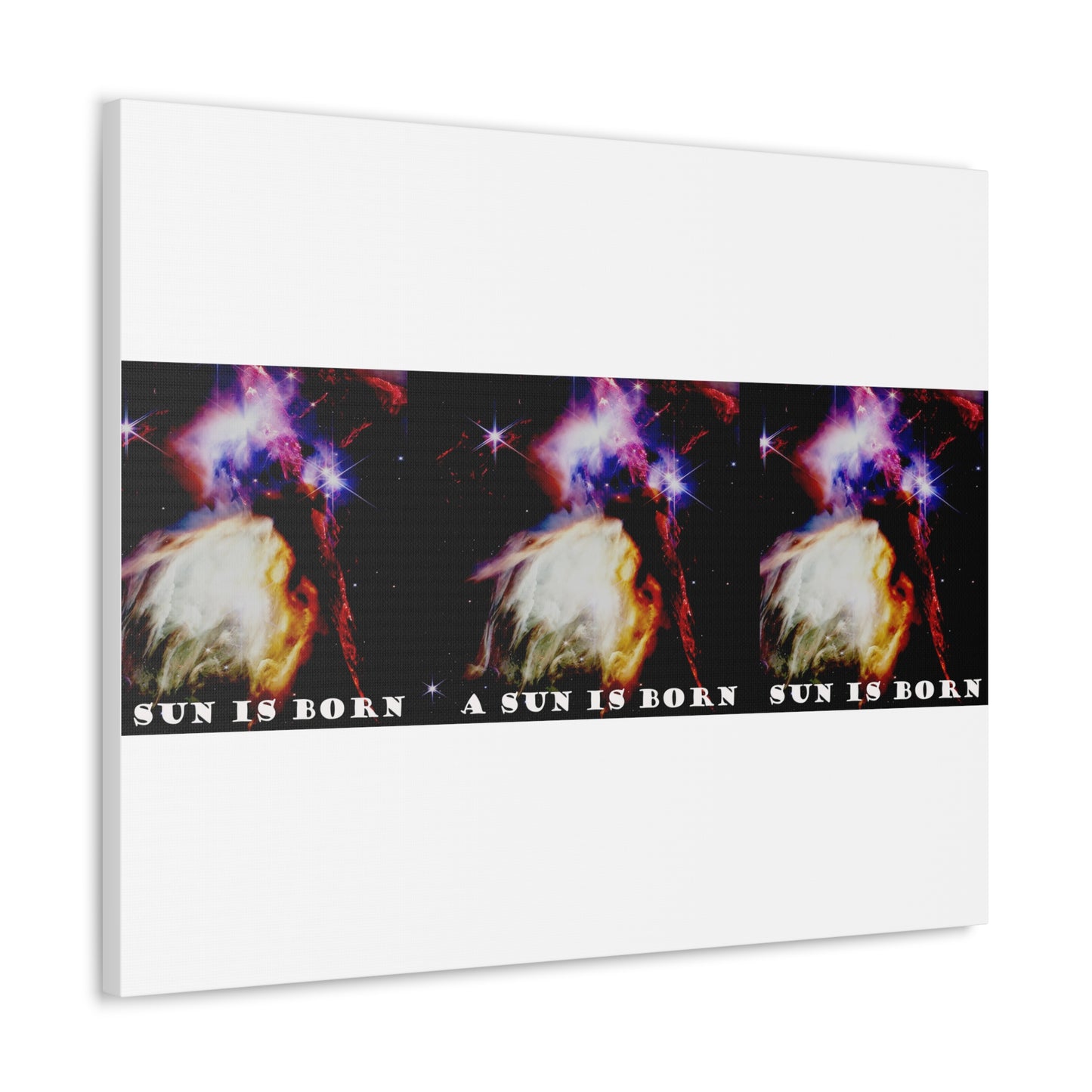 Witness Stellar Birth: Cosmos Series 10 Sun Canvas Print