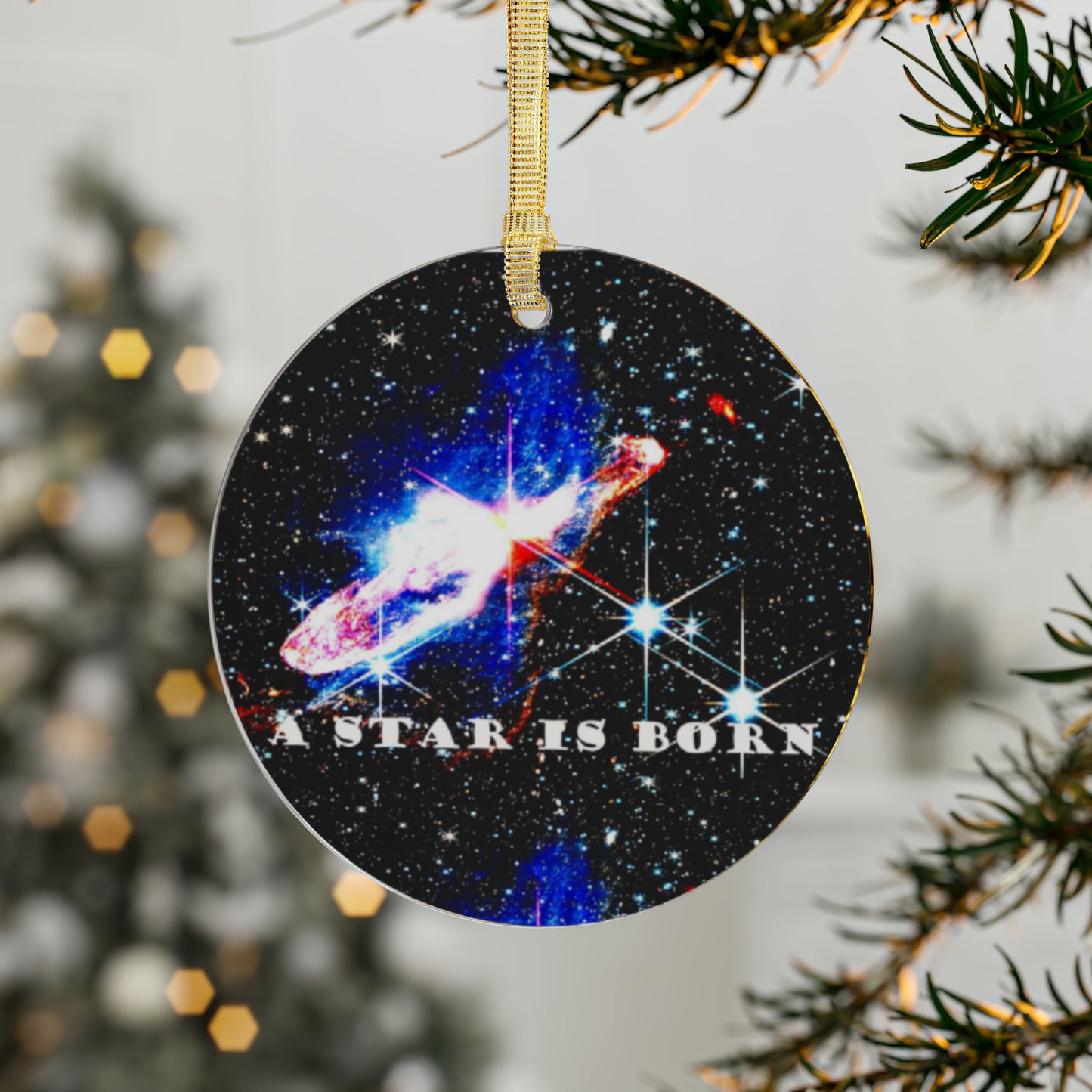 ✨ Deck Your Halls with Starlight: Cosmos Series Acrylic Ornaments ✨