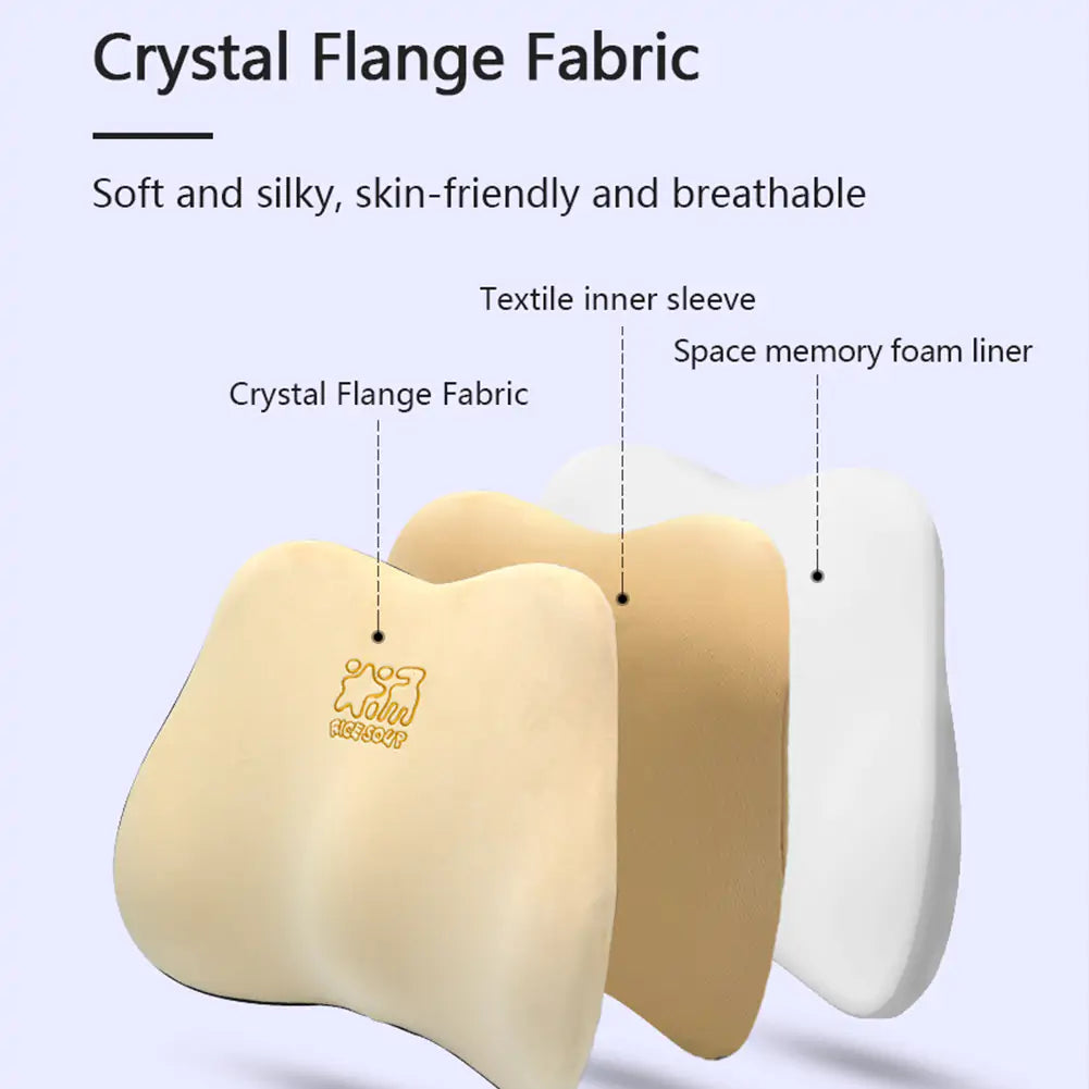 Car Seat Lumbar Pillow - Enhanced Support for Comfortable, Pain-Free Driving