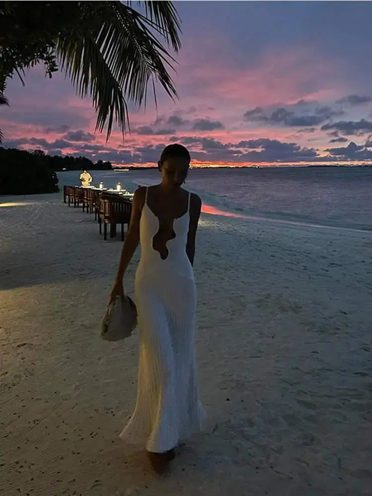 Own Your Power: The Daring Irregular Wave Long Dress