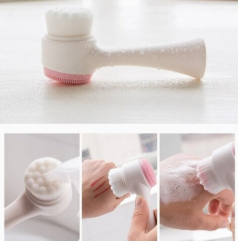 Cleanse & Massage: Silicone Facial Brush for Radiant Skin