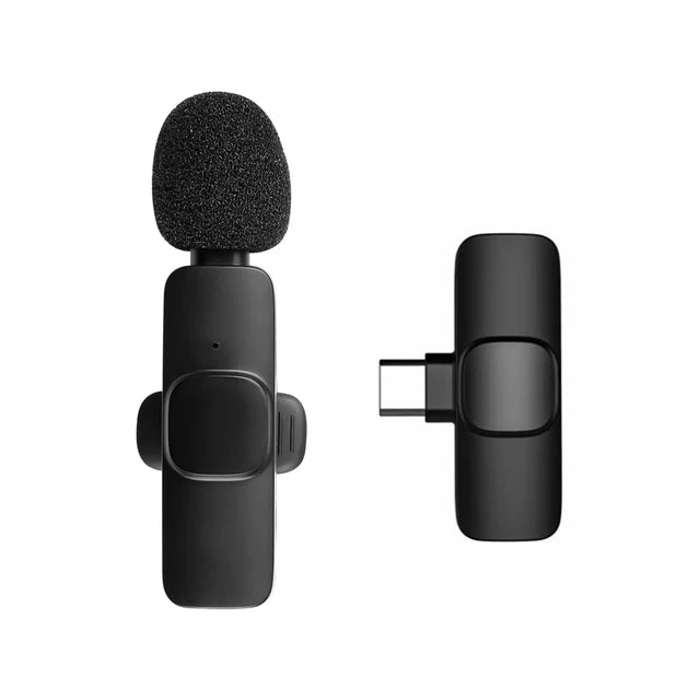 Wireless Lavalier Microphone: Noise-Canceling, Real-Time Audio for iPhone, Android, and Xiaomi