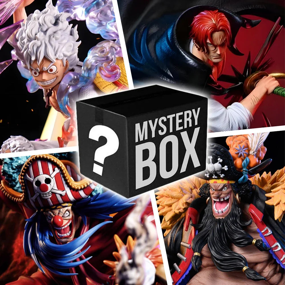 One Piece 4 Emperors Anime Figure Blind Box - Featuring Shanks, Teach, Luffy, Buggy, Zoro