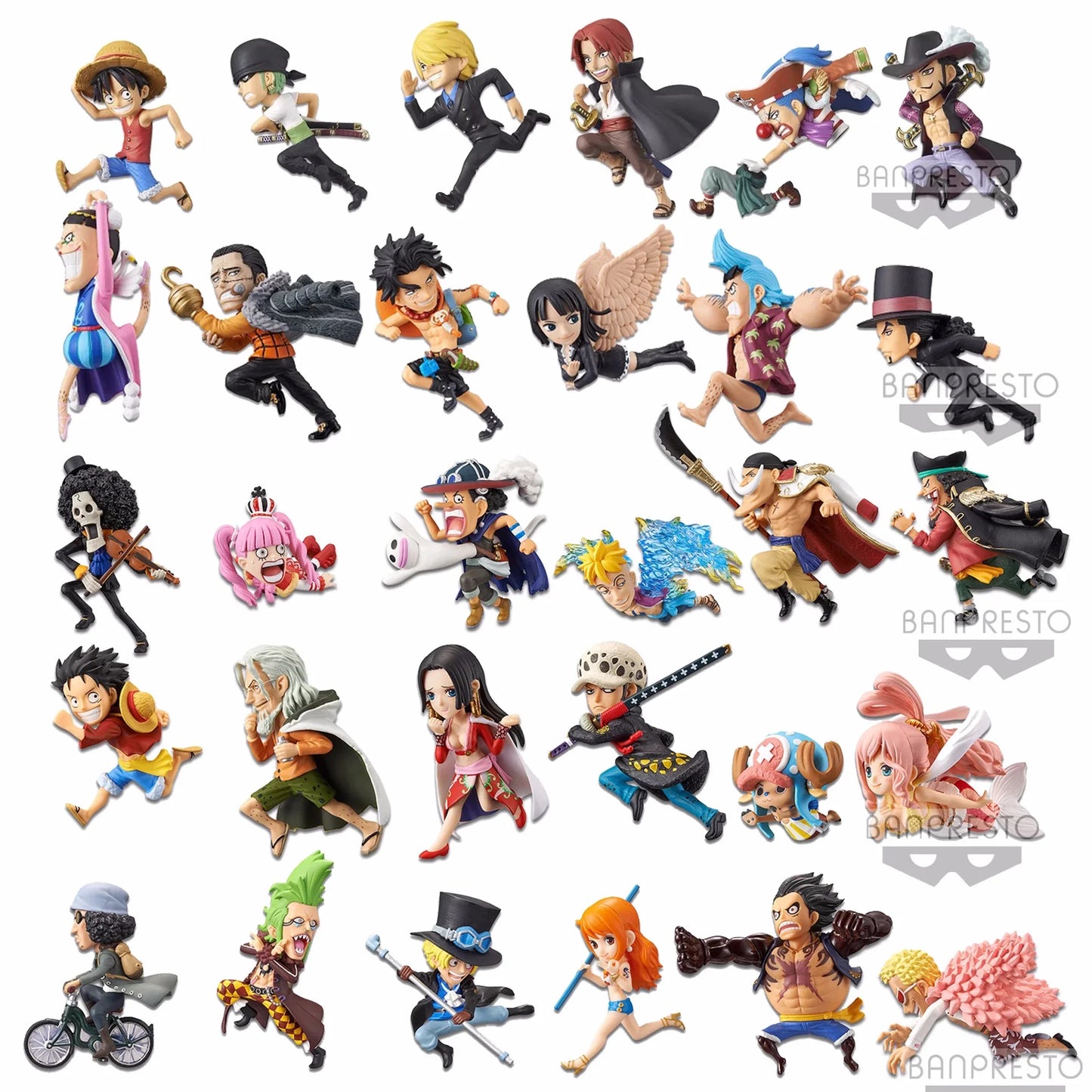One Piece 4 Emperors Anime Figure Blind Box - Featuring Shanks, Teach, Luffy, Buggy, Zoro