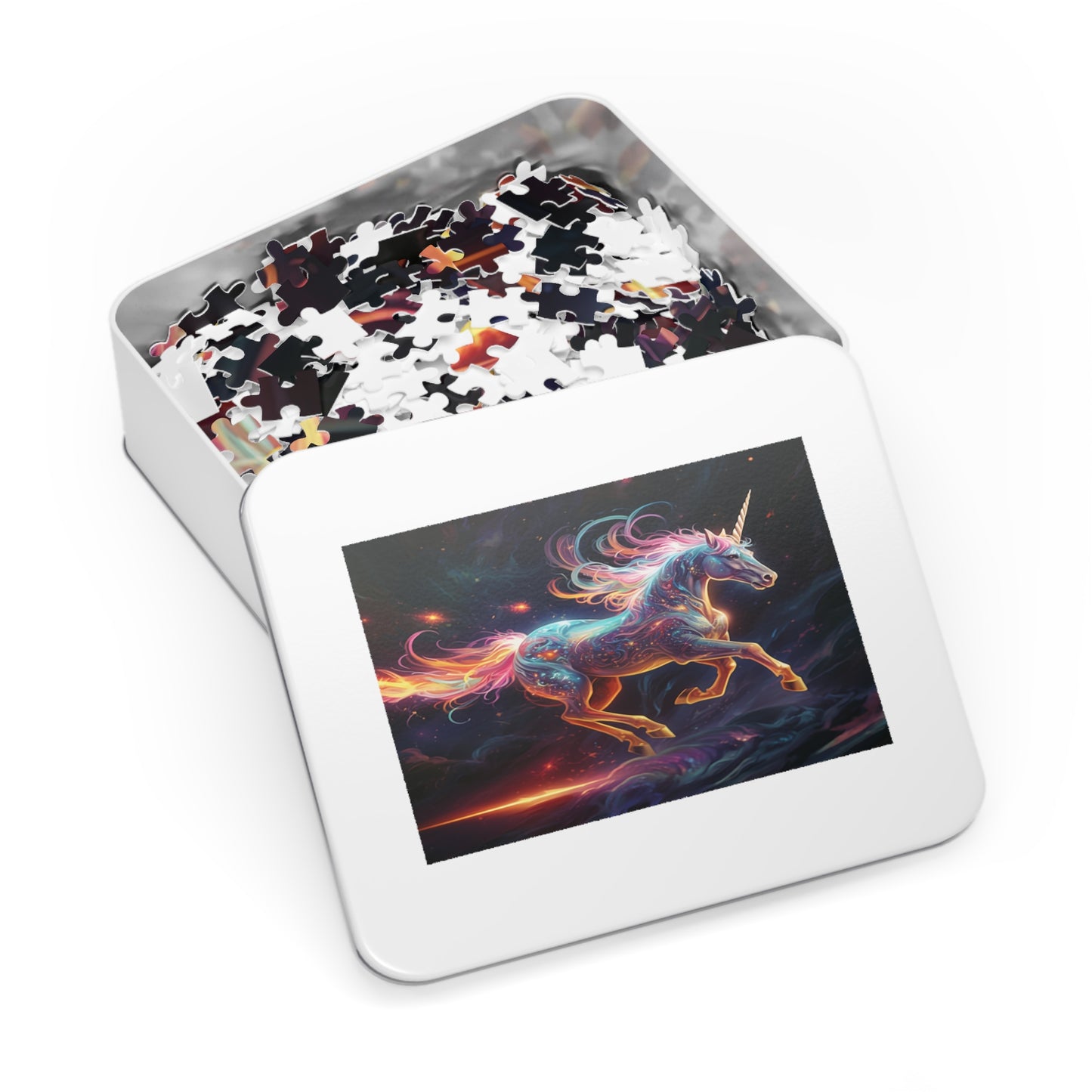 "The Magic Pony" Puzzle: Fantasy, Fun, & Challenge (500,1000-Piece) Rainbow Right