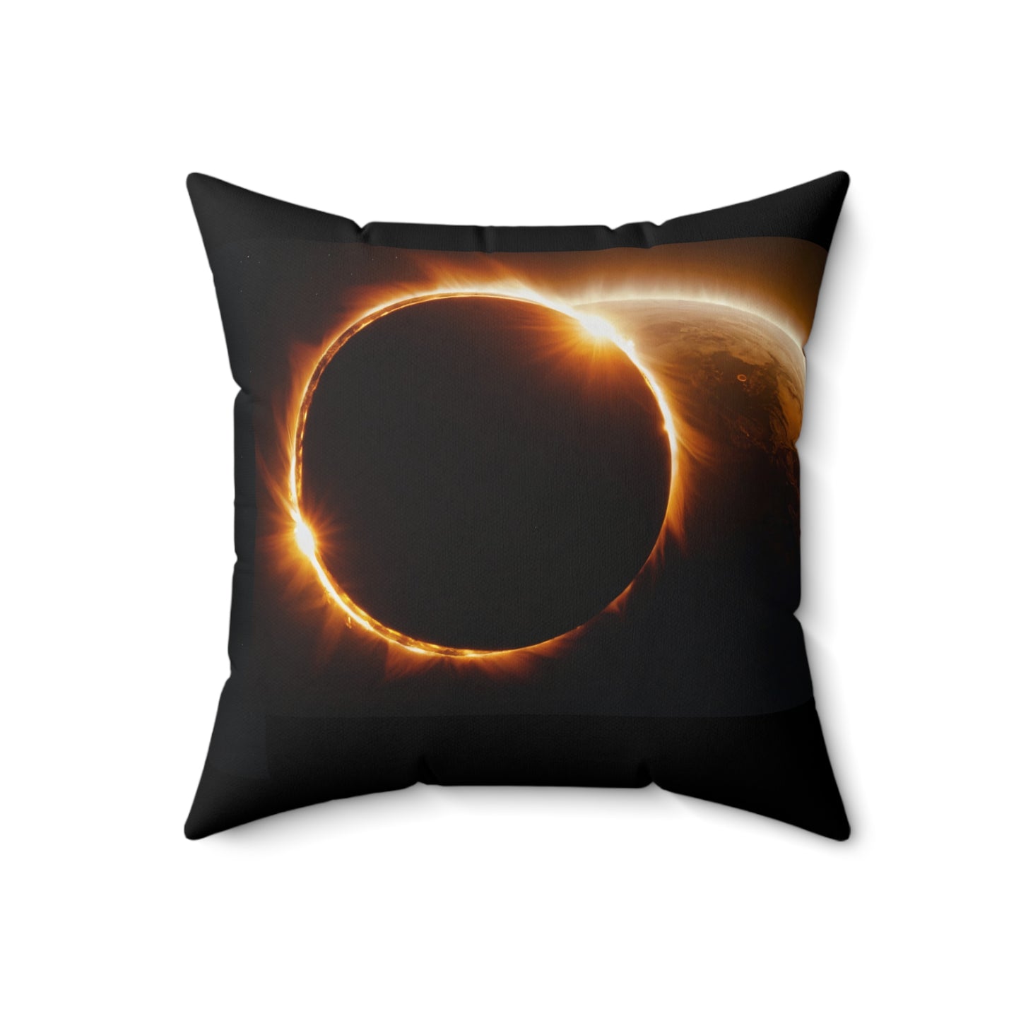 Solar Eclipse Pillow: Add Cosmic Flair to Your Home Decor  $19.99