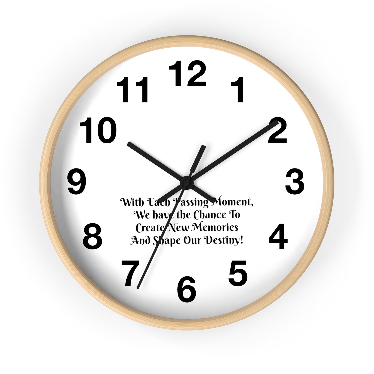 With each passing moment, we have the chance to create new memories and shape our destiny! Clock Wall Clock Home Use!!