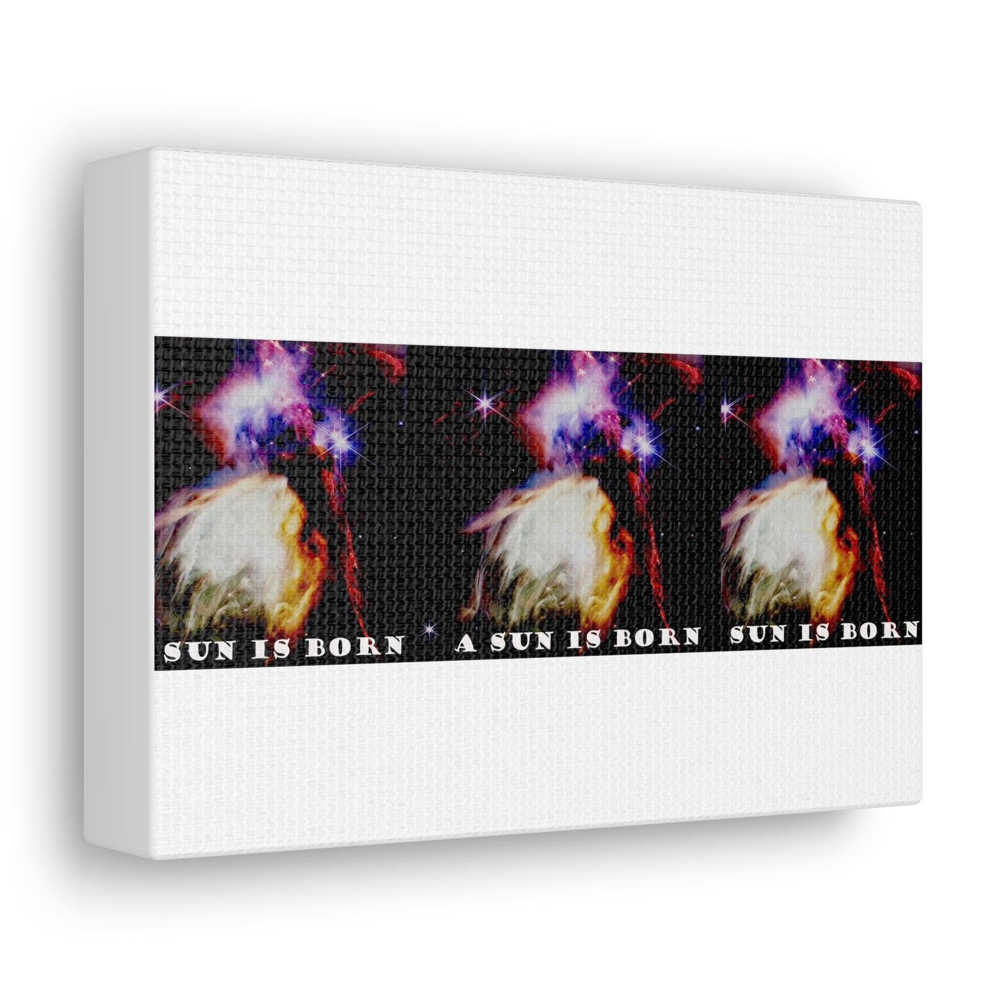 Witness Stellar Birth: Cosmos Series 10 Sun Canvas Print