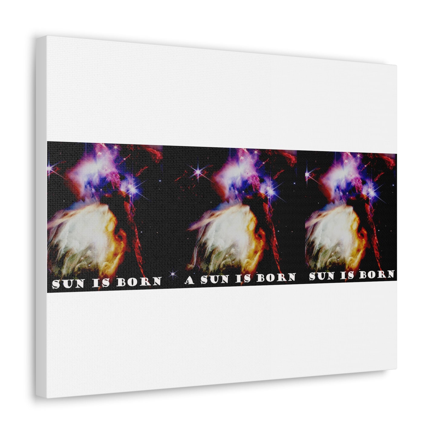 Witness Stellar Birth: Cosmos Series 10 Sun Canvas Print