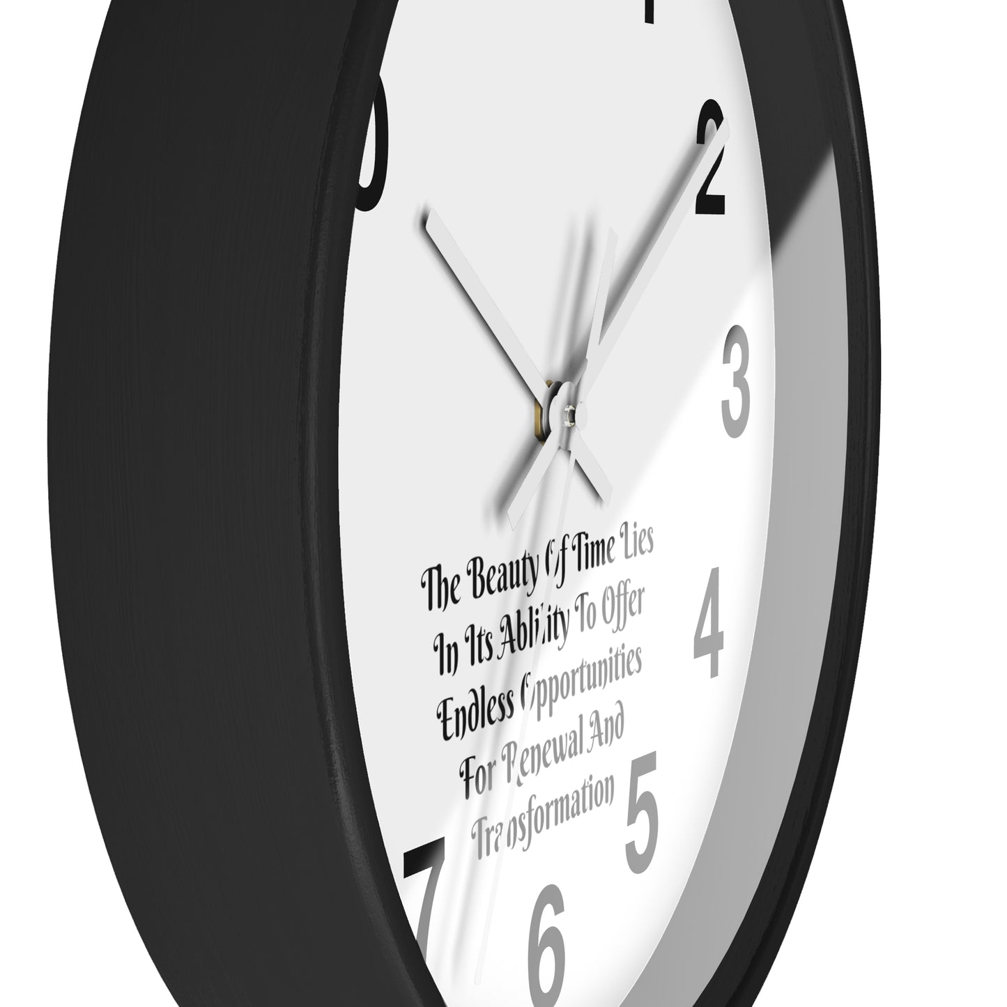 The beauty of time lies in its ability to offer endless opportunities for renewal and transformation! Clock Wall Clock Home Use!!