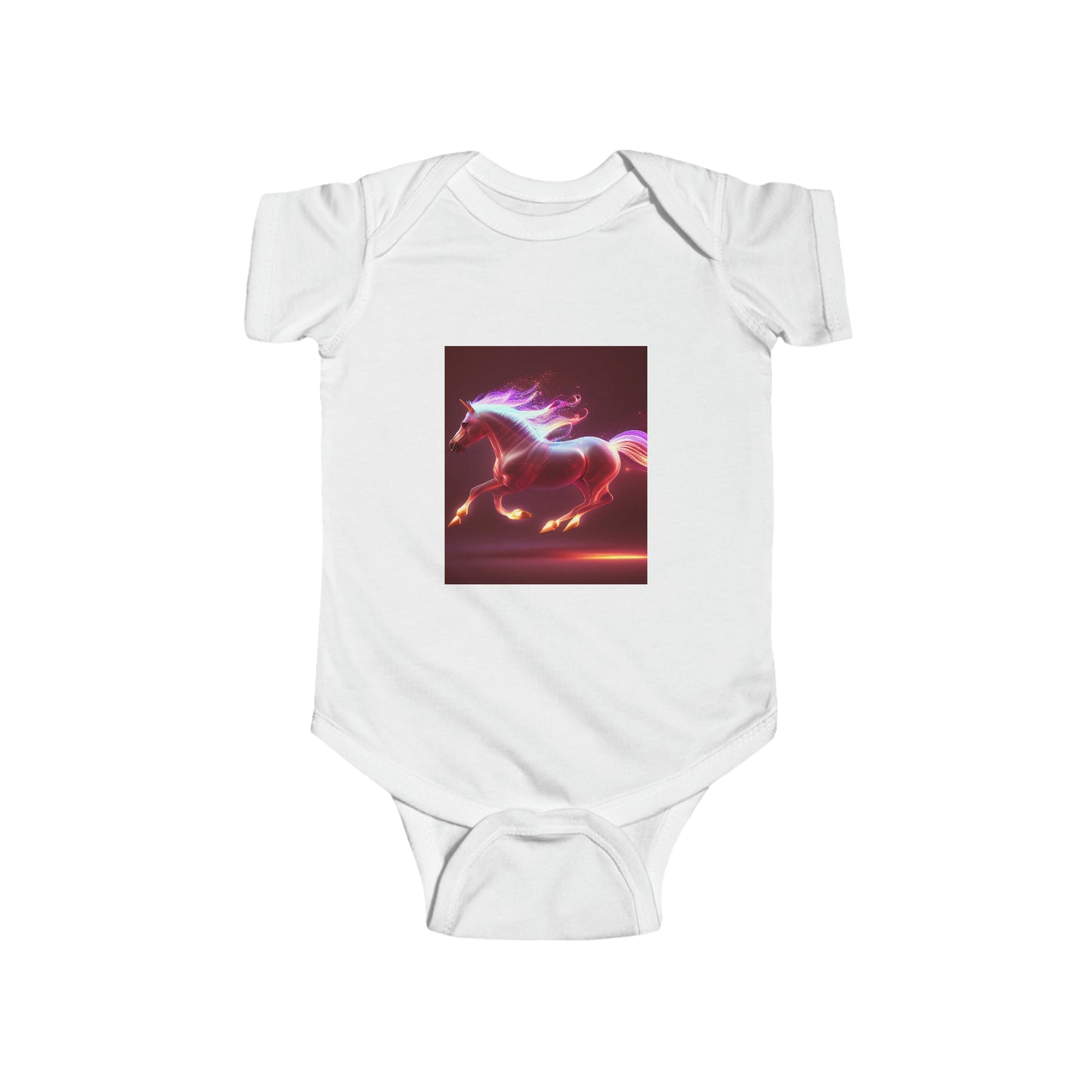 Magical Comfort: "The Magic Pony" Fine Jersey Bodysuit