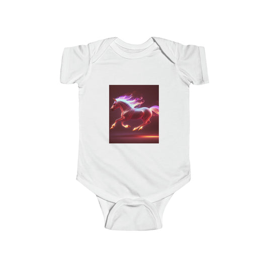 Magical Comfort: "The Magic Pony" Fine Jersey Bodysuit