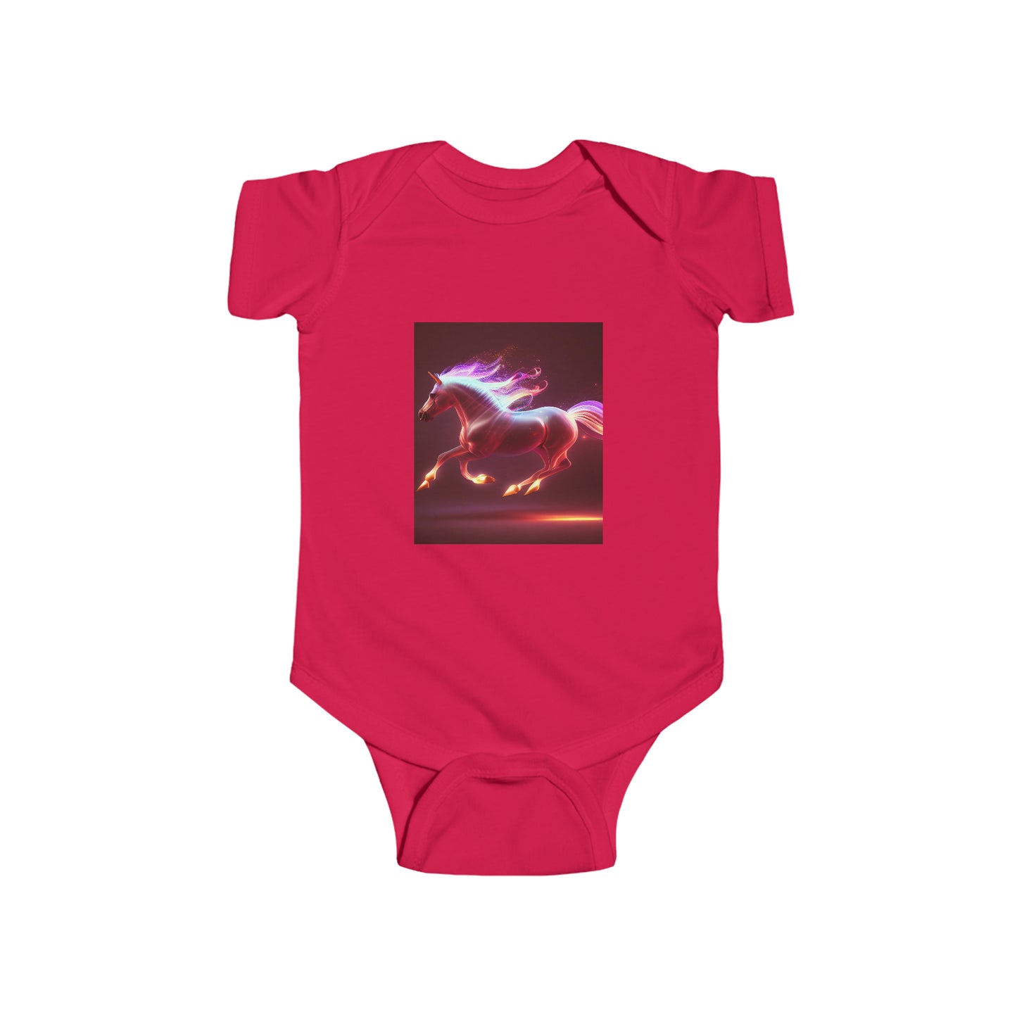 Magical Comfort: "The Magic Pony" Fine Jersey Bodysuit