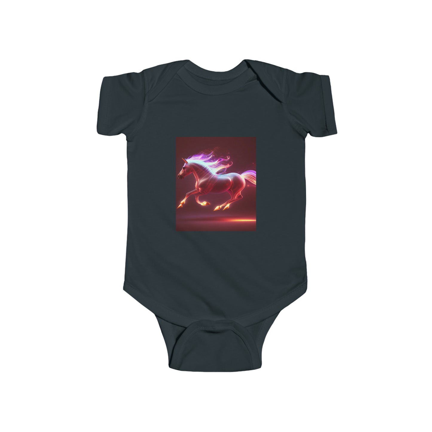 Magical Comfort: "The Magic Pony" Fine Jersey Bodysuit