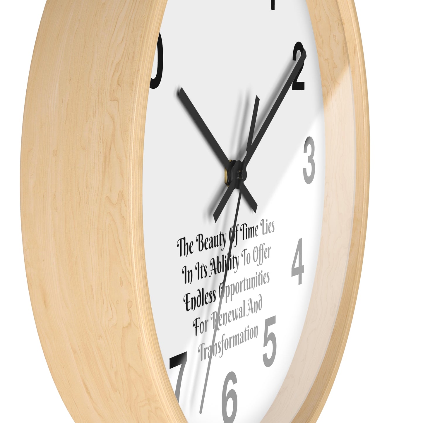 The beauty of time lies in its ability to offer endless opportunities for renewal and transformation! Clock Wall Clock Home Use!!