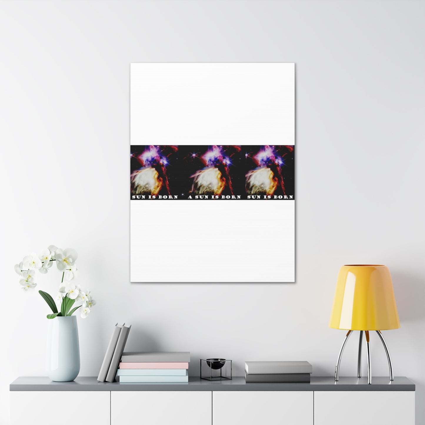 Witness Stellar Birth: Cosmos Series 10 Sun Canvas Print