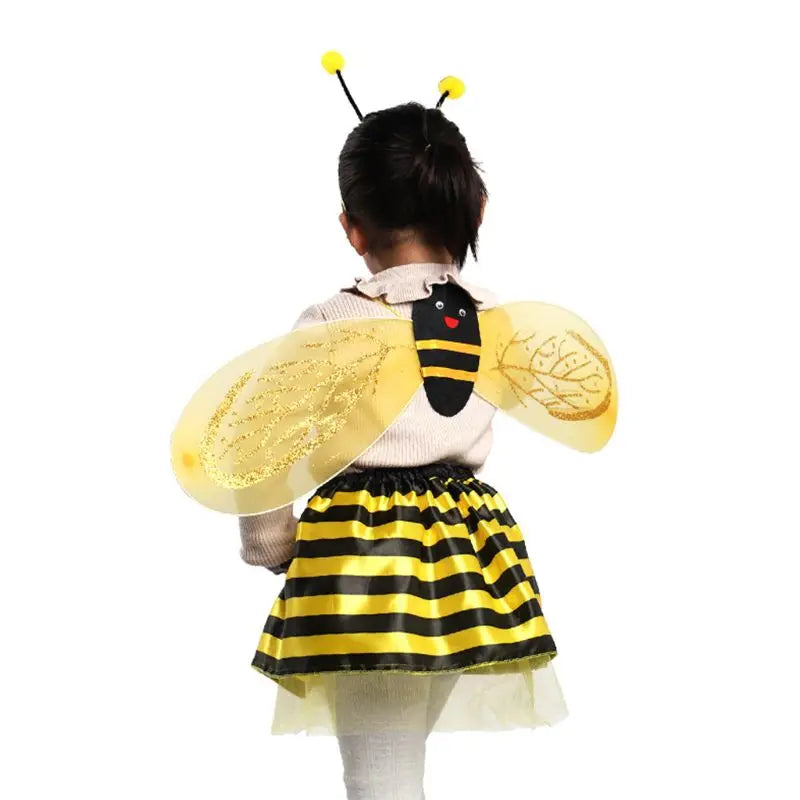 4-Piece Kids' Fairy Costume Set - Bee & Ladybird Themes