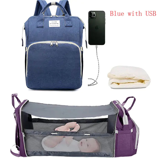 Baby Nappy Changing Bag - Ultimate Portable Changing Station for Travel