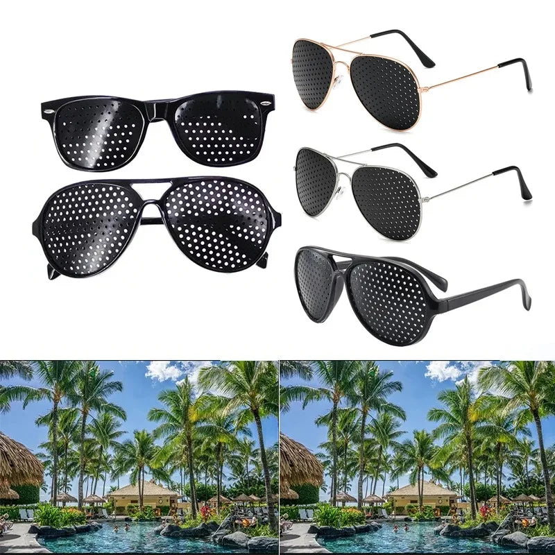 Improve Vision Naturally: Pinhole Glasses for Reduced Eye Strain