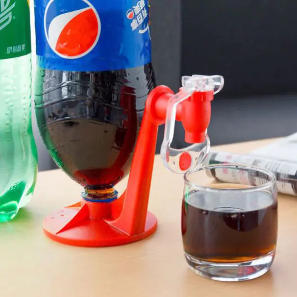 Upside Down Automatic Beverage Dispenser - A Novelty Drink Pouring Gadget for Home and Parties