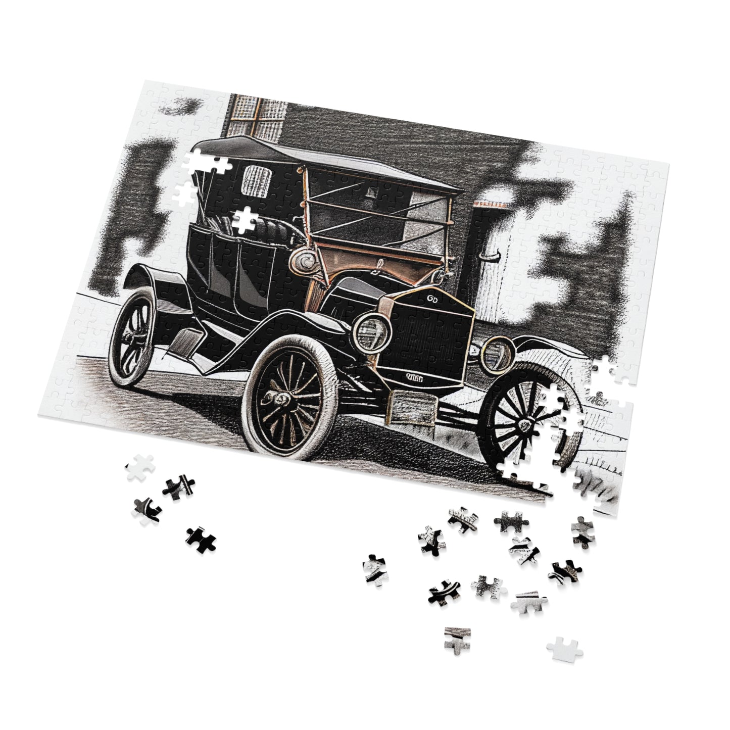 Vintage Ford Car Jigsaw Puzzle Collection (252, 500,1000-Piece)