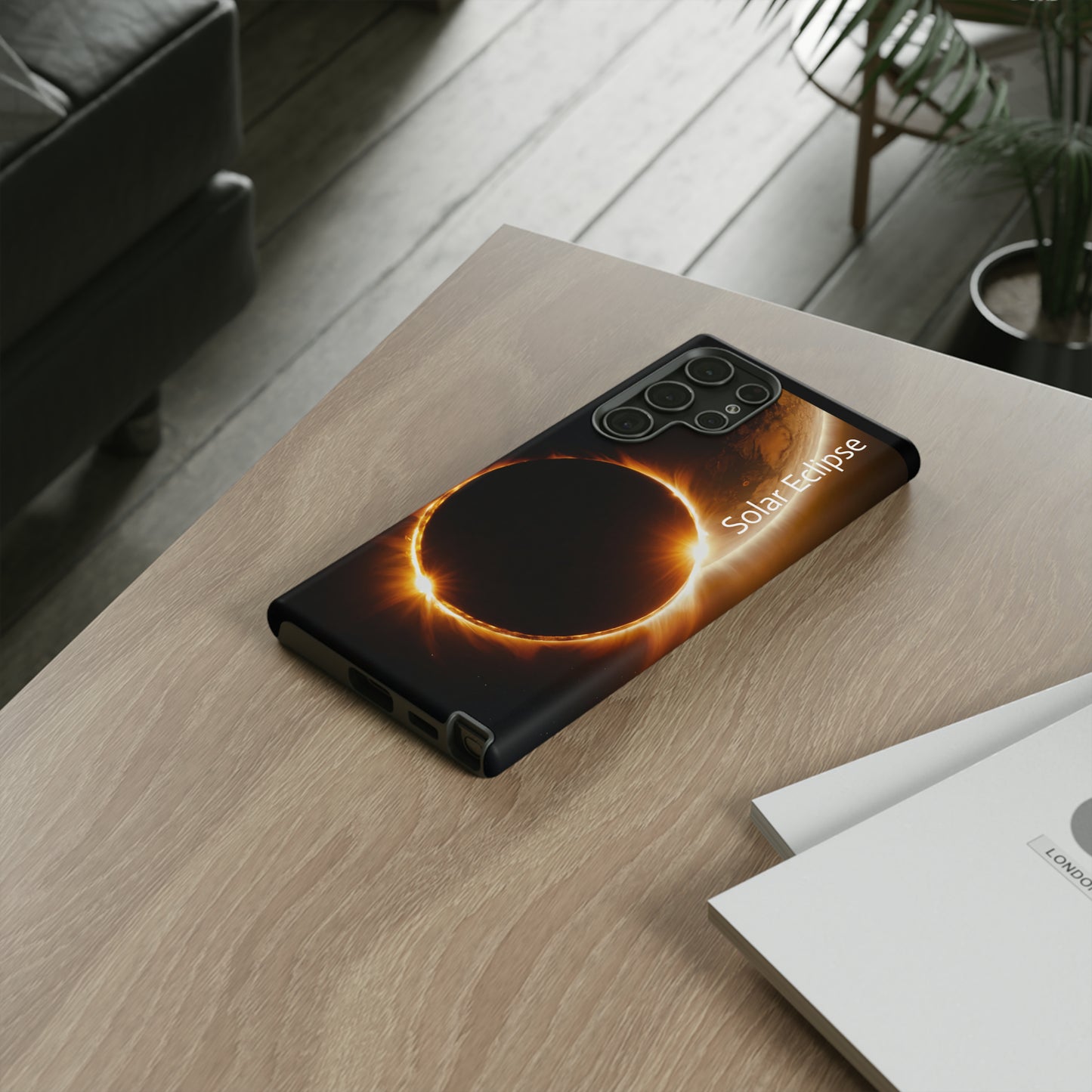 Solar Eclipse Phone Case: Protect Your Tech with Cosmic Style $39.99
