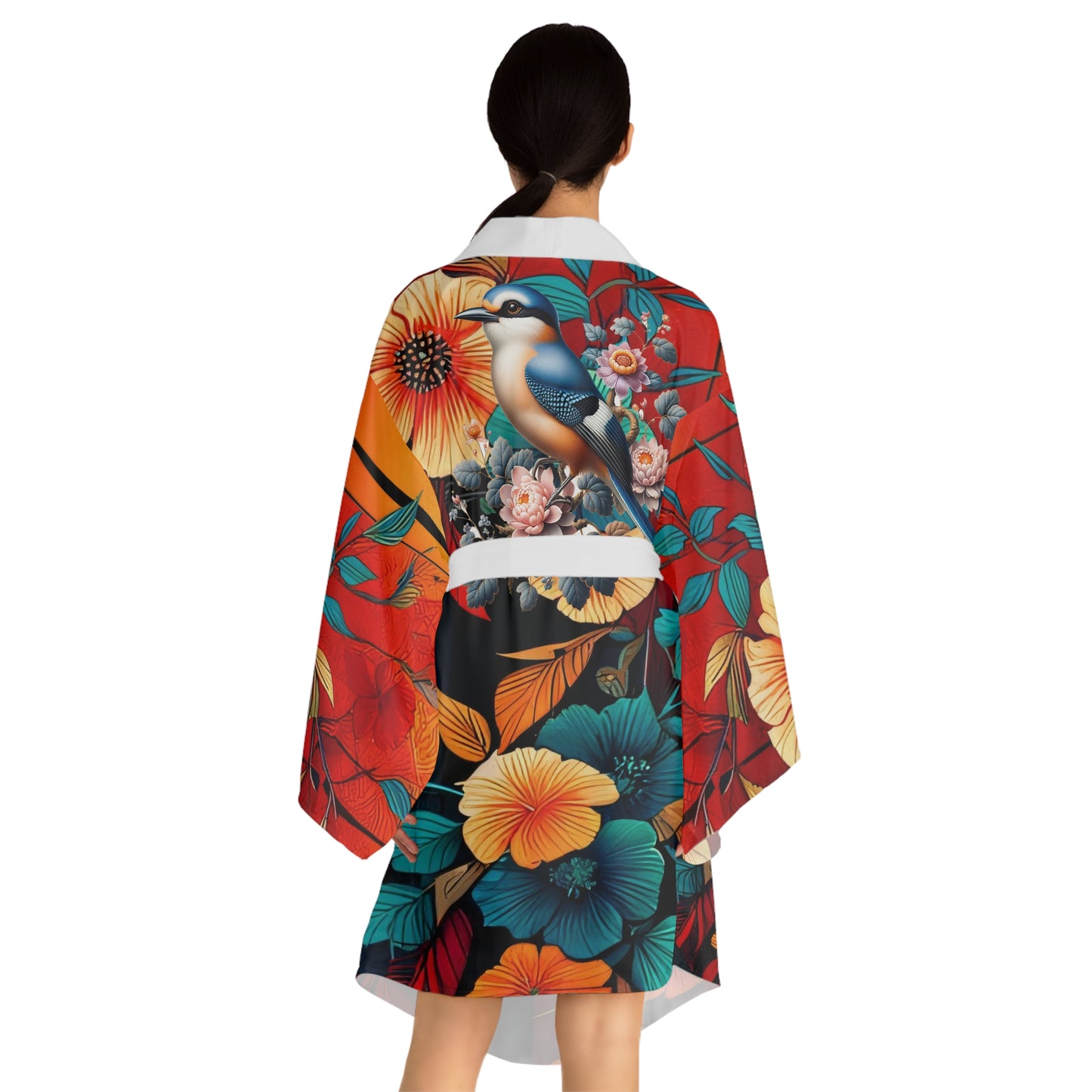 Sophisticated Cosmopolitan Series (J) Long Sleeve Kimono Robe 🌸