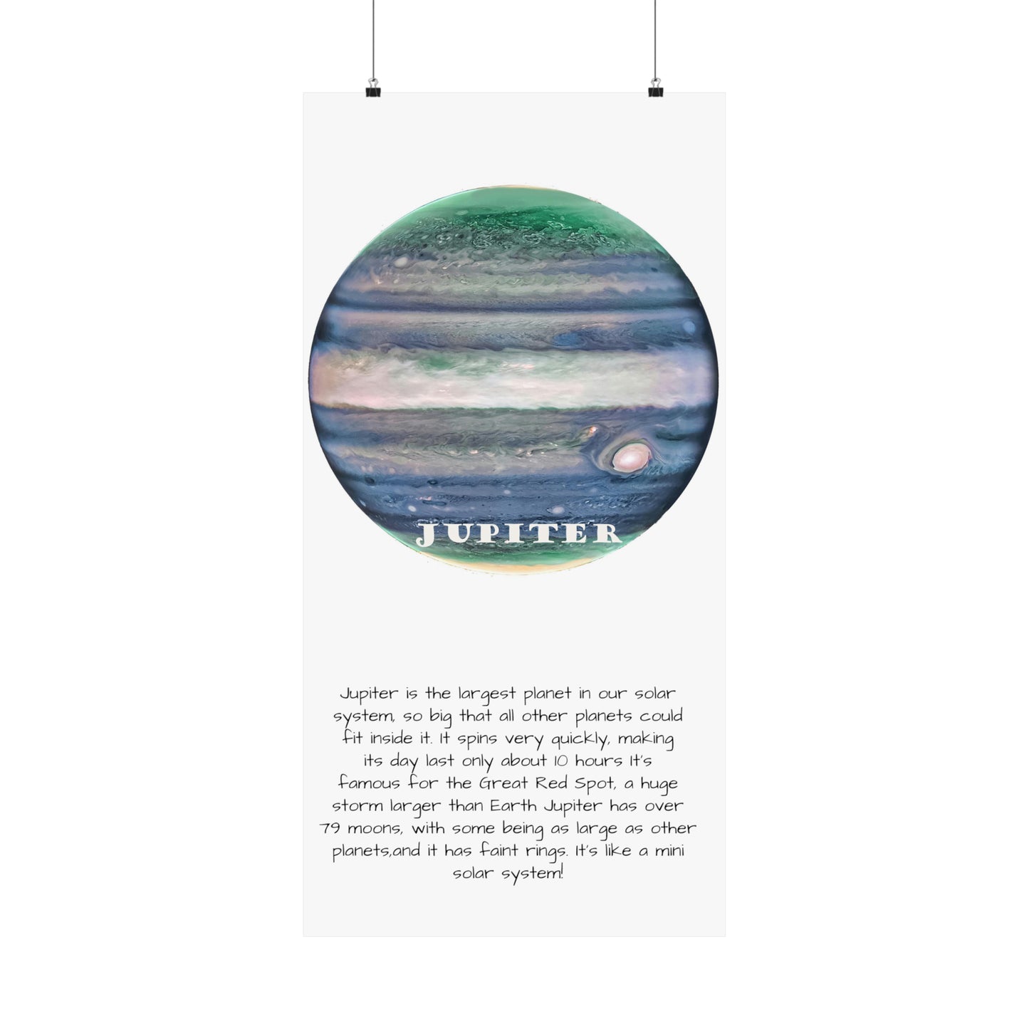 Jupiter's Majesty: Premium Cosmos Series Poster