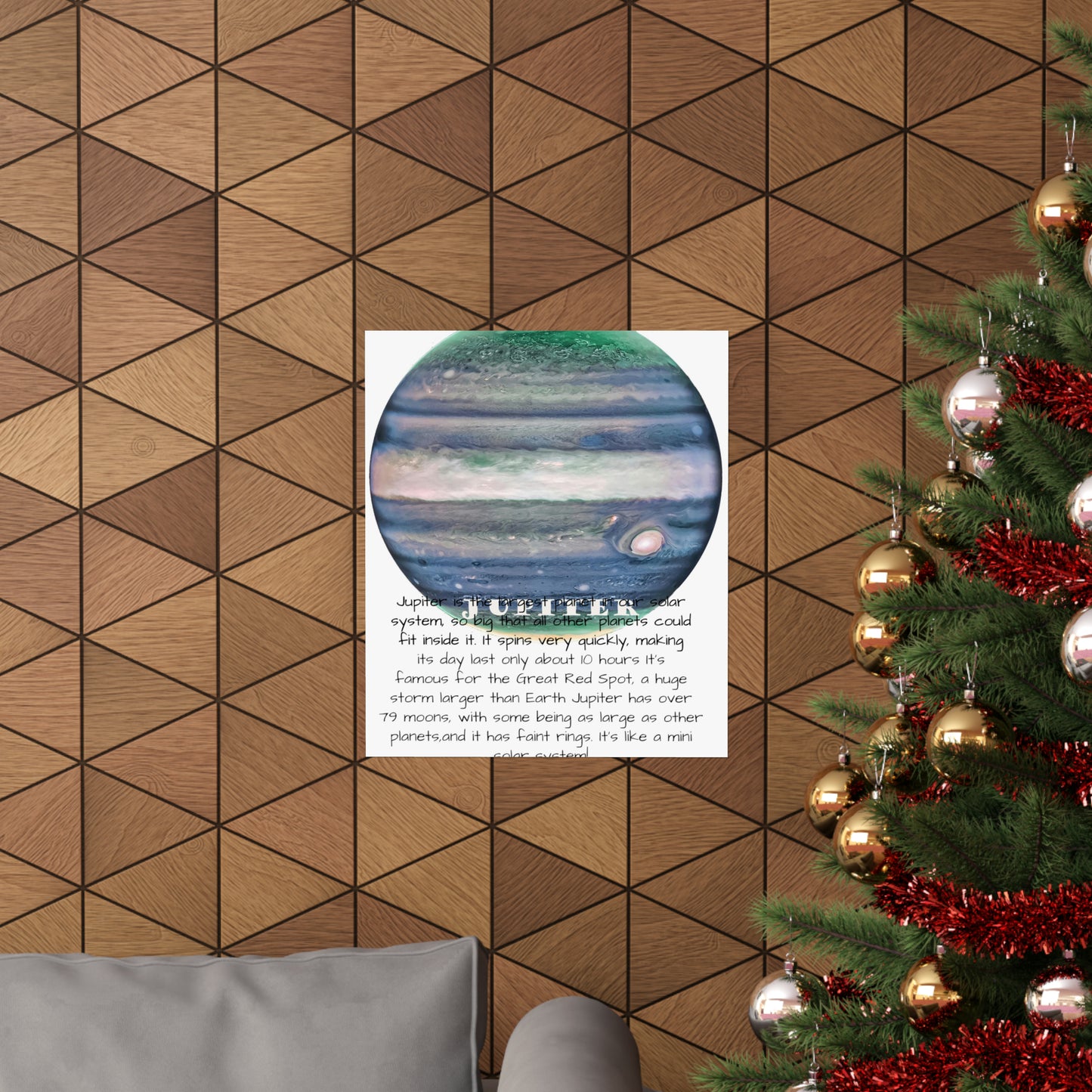 Jupiter's Majesty: Premium Cosmos Series Poster