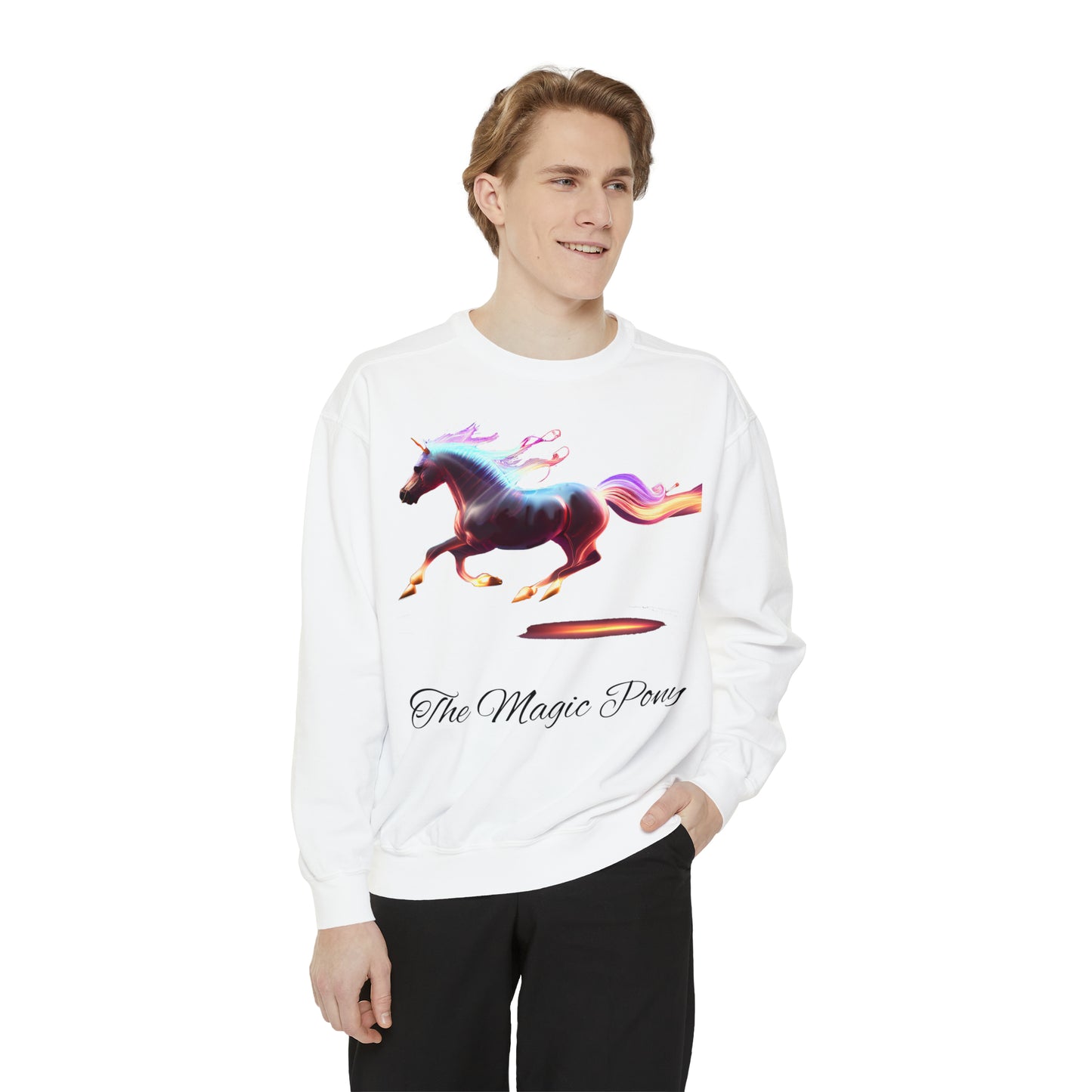 Embrace the Magic: The Magic Pony Garment-Dyed Sweatshirt